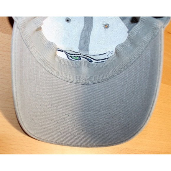 NFL Football Seattle Seahawks Boston Pizza Logo Baseball Stretch Hat Cap Gray - Picture 7 of 7